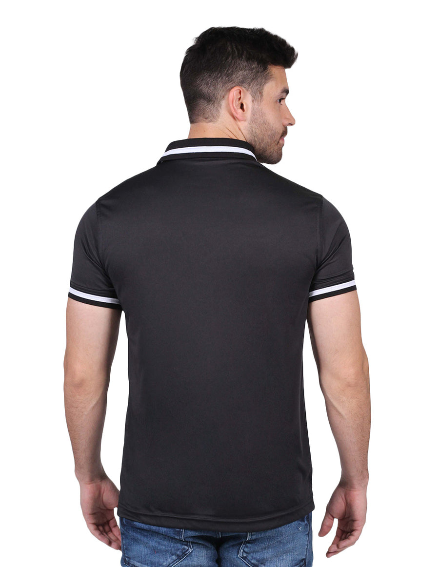 Playeras Polo Para Hombre Bobois Moda Casuales Regular Fit Negro – BOBOIS