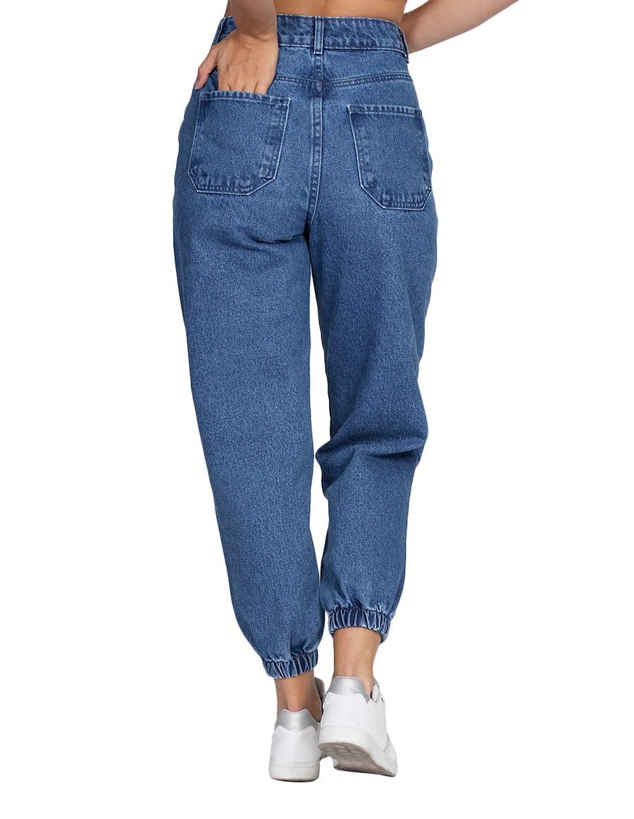 Jeans Mujer Bobois Moda Casuales Jogger De Mezclilla U – BOBOIS
