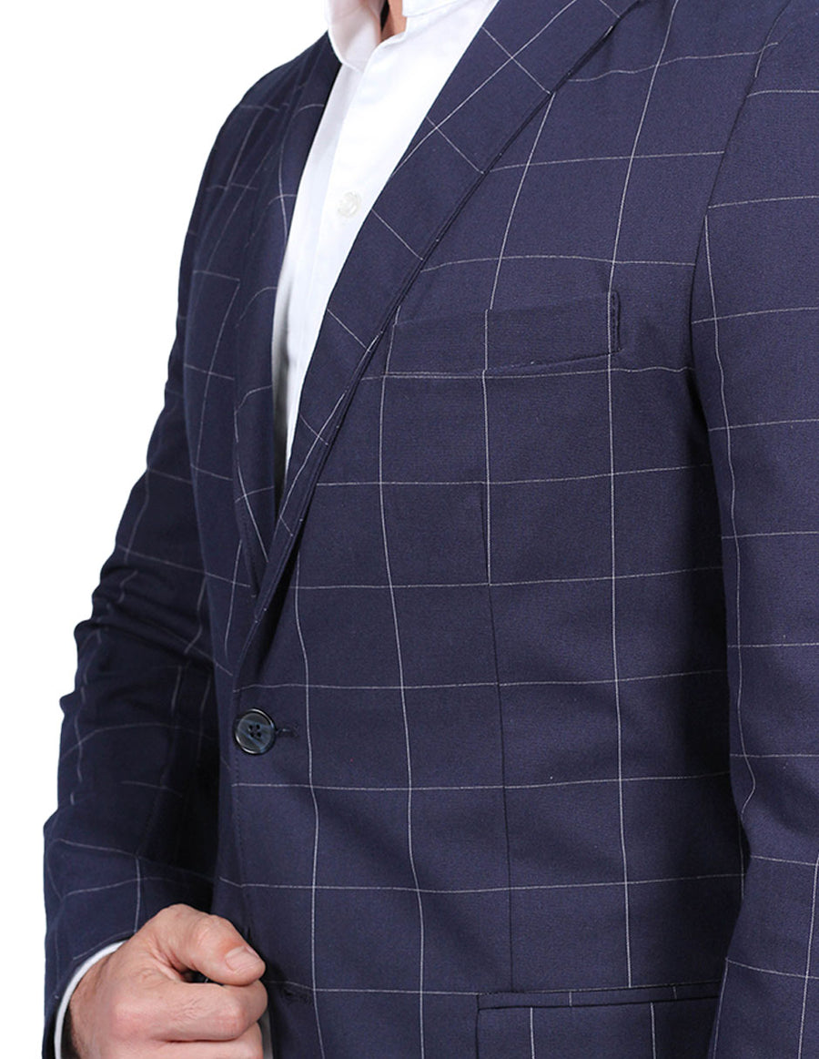 Opcional Reproducir Personal Sacos Para Hombre Bobois Moda Casuales Blazer Sport Slim Fit Cuadros M –  BOBOIS