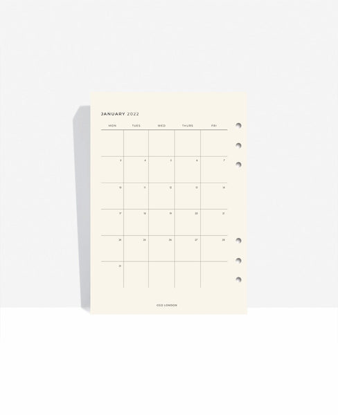 2018 monthly planner sugar paper