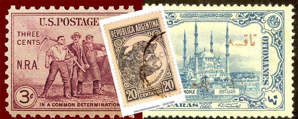 hero packaging old stamps
