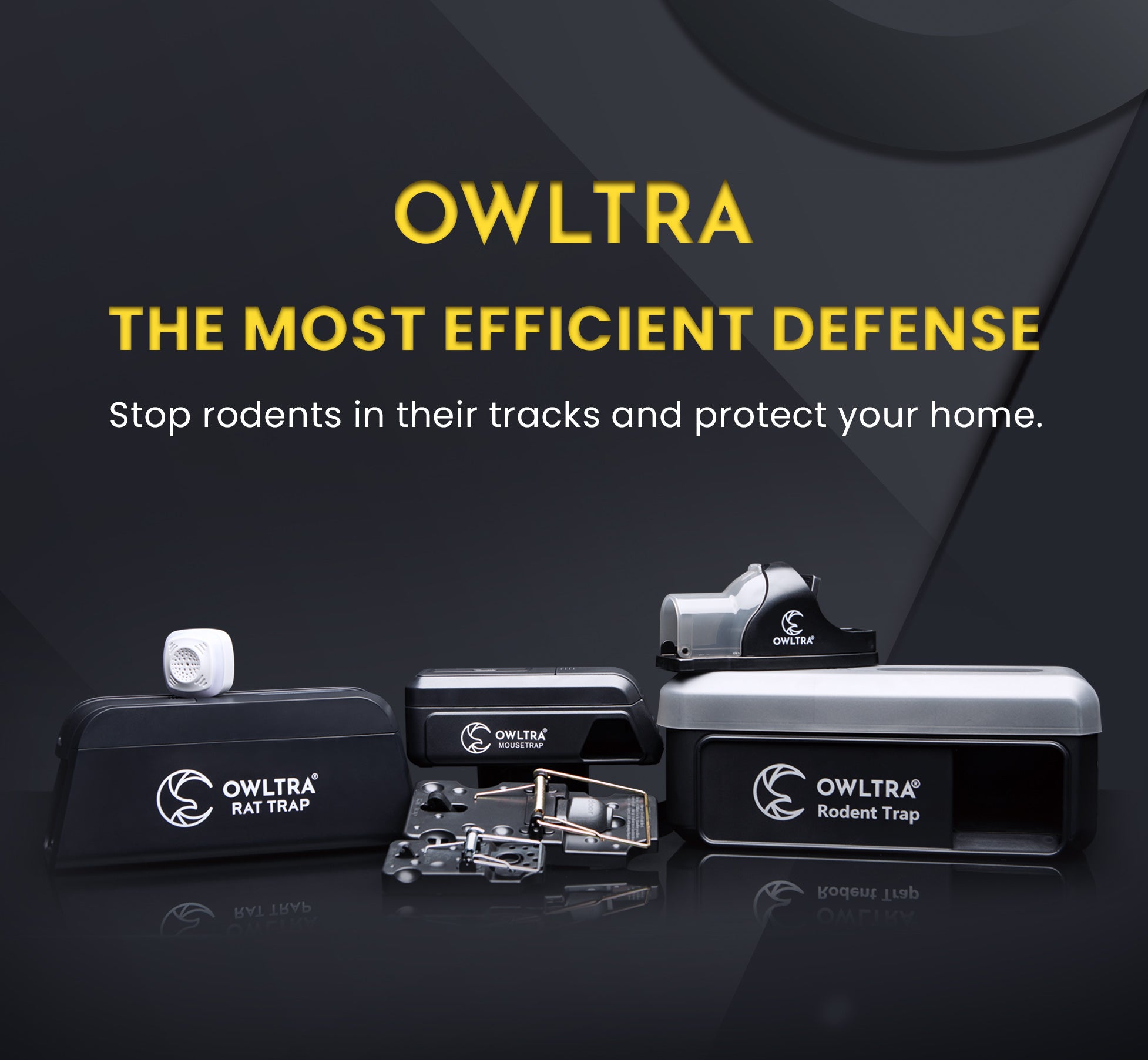 OWLTRA OW-1 Indoor Electric Rat Trap, Instant Kill Rodent Zapper with Pet  Safe Trigger, Black, Large