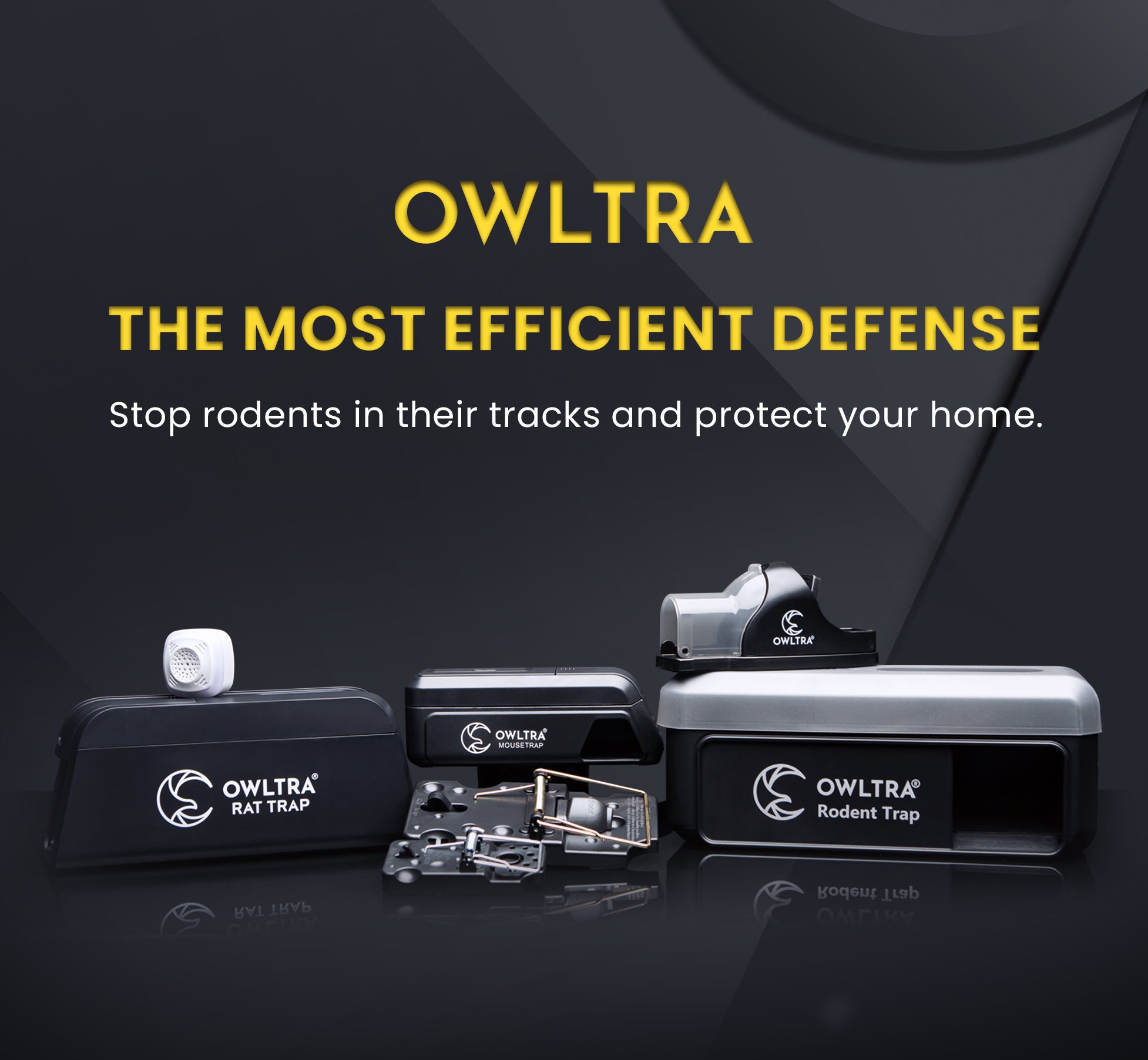 OWLTRA Indoor Electric Mouse Trap, Instant Kill Rodent Zapper with