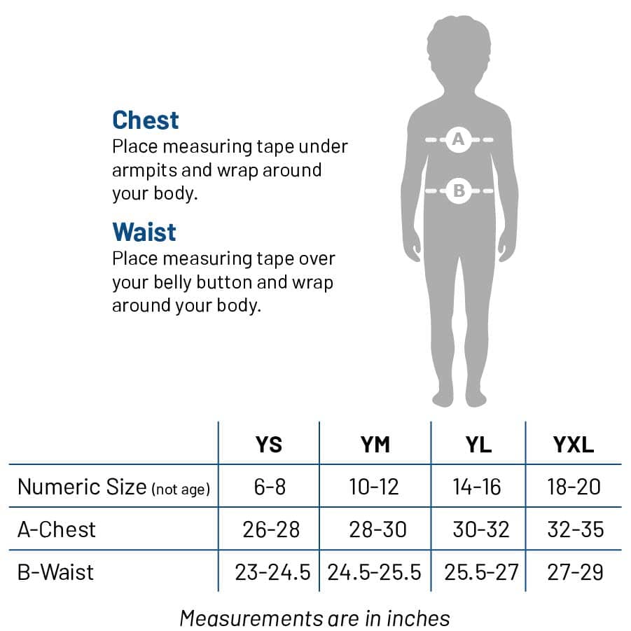 left chest logo dimensions