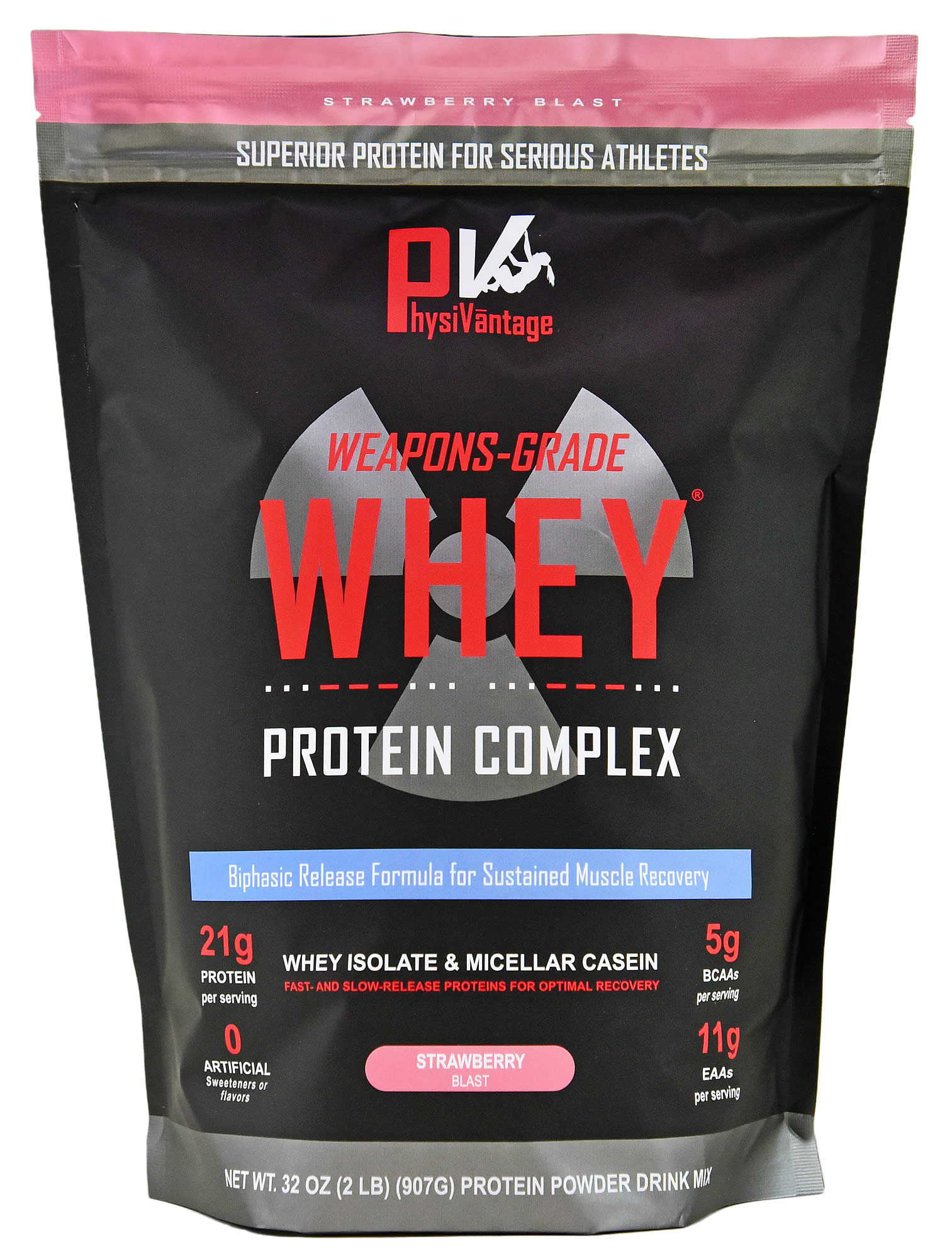 Weapons-Grade Whey® Protein Complex for Strength Gains and Recovery (2 lbs) - PhysiVāntage product image