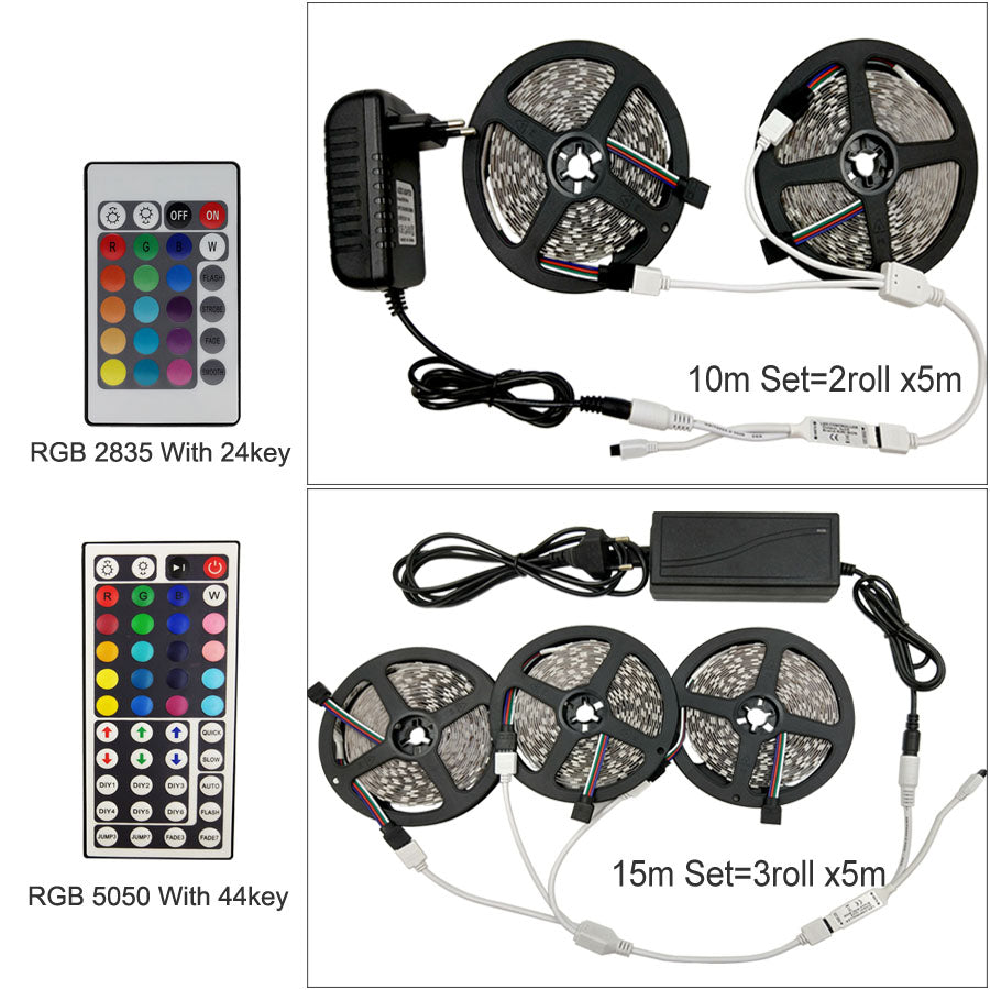 TikTok LED Remote Lights - Programmable Plug-In LED Strip Lights – For ...