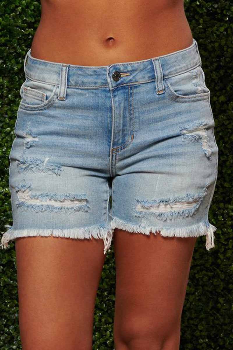 On-trend Ripped Sexy Denim Shorts – oh!My Lady