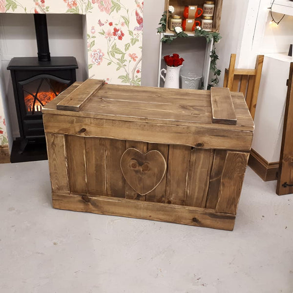 rustic toy chest