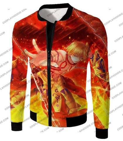 Image of Fate Stay Night Cool Archer Class Heroic Spirit Gilgamesh T-Shirt Fsn111 Jacket / Us Xxs (Asian Xs)