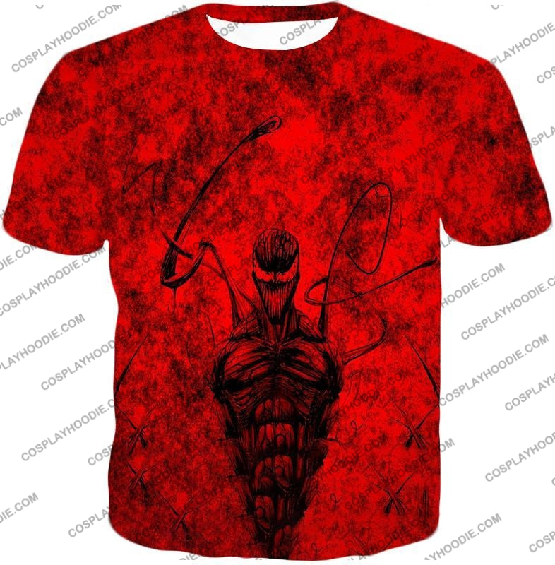 blood red t shirt
