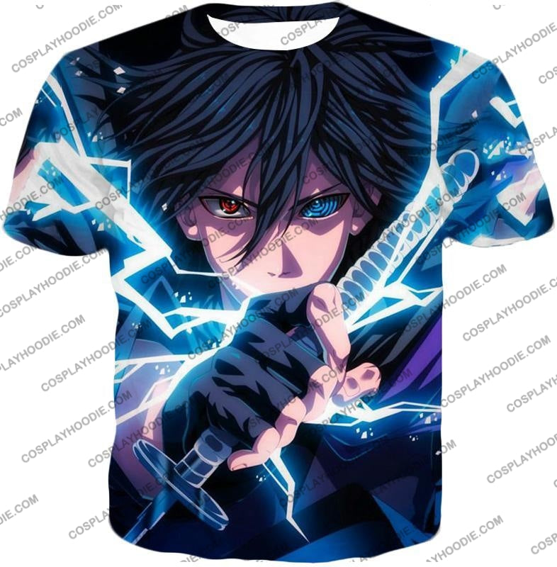 Naruto Sasuke Uchiha Sharingan And Rinnegan T Shirt