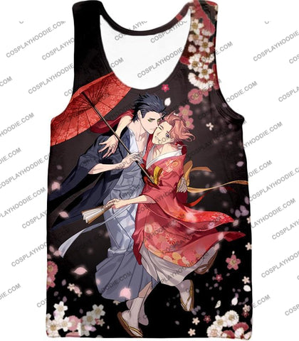 Image of Jotaro Kujo X Noriaki Kakyoin Romantic Graphic T-Shirt Jo055 Tank Top / Us Xxs (Asian Xs)