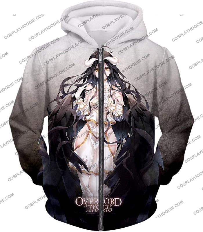 Overlord Overlord White Devil Albedo Cool Promo Anime Grey T Shirt Ol0 Cosplayhoodie