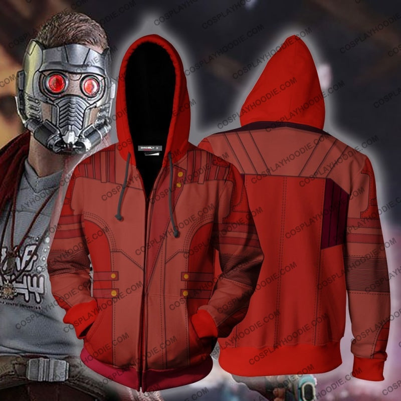 guardians of the galaxy zip up hoody