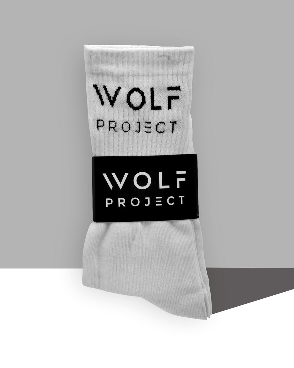 Wolf Project Socks -  White