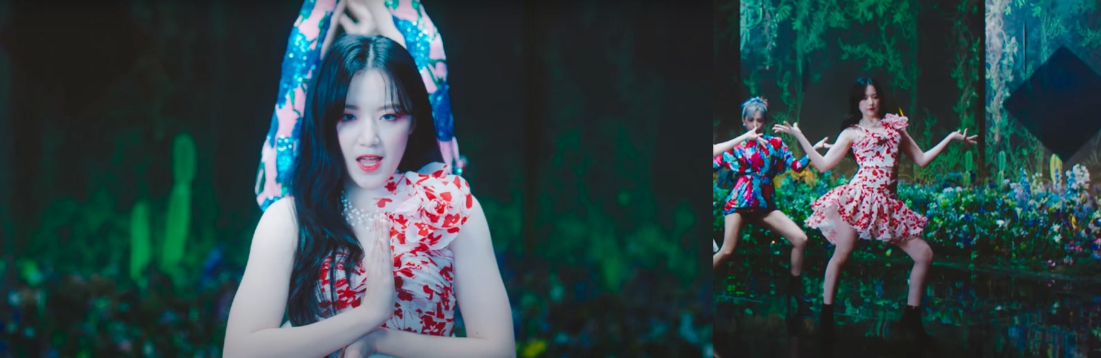 ic: Shuhua in a two-piece set from Bambah. Featured in (G)I-DLE’s music video, “HWAA.”
