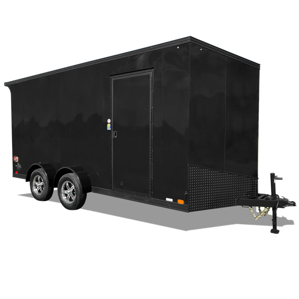 Black Enclosed Cargo Trailer