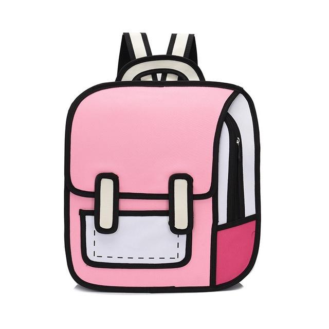 Verbeelding Schep soep School Backpack - 3D Oxford Cartoon Backpack — More than a backpack