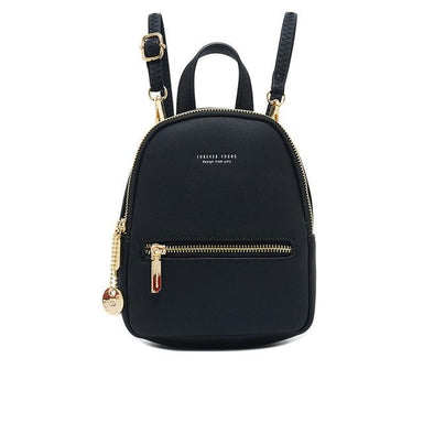 Vegan Leather Mini Backpack