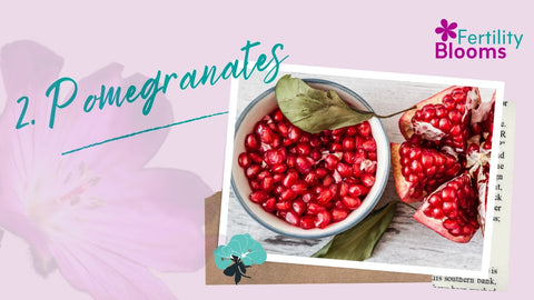 Fertility Super Foods for Fall - Pomegranates for fertility 