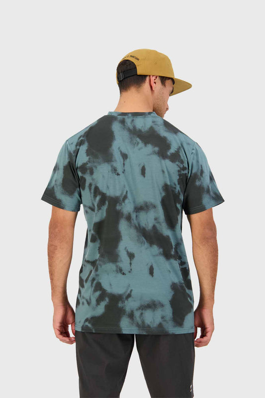 Mons Royale Icon T-Shirt Tie Dyed - Sage