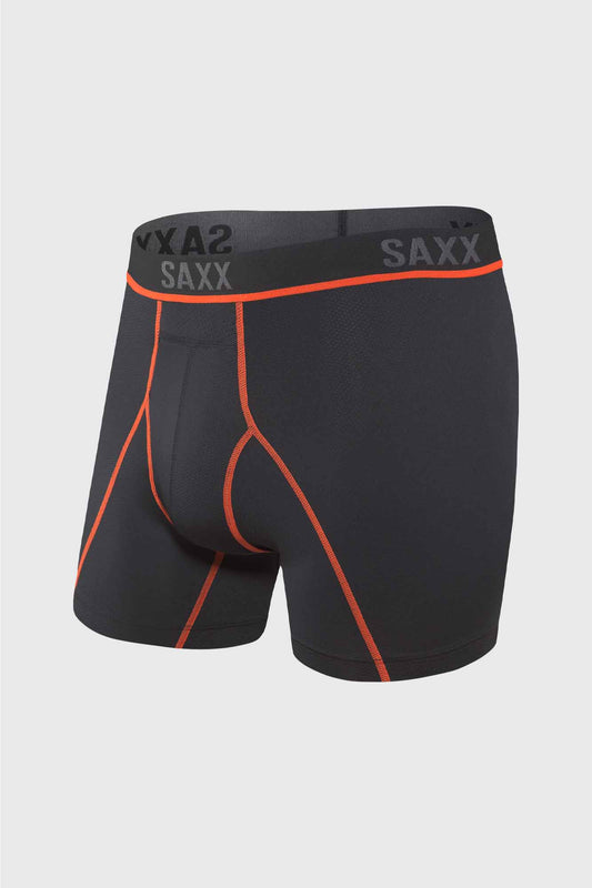 SAXX Kinetic Stretch Boxer Briefs - Men's Boxers in Optic Camo Black