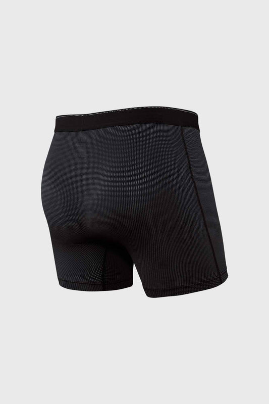 Saxx Underwear Men's Boxer Briefs – Kinetic HD Men's Underwear – Boxer  Briefs with Built-in Ballpark Pouch Support – Semi-Compression Underwear  for Men,Black/Vermillion,Medium 