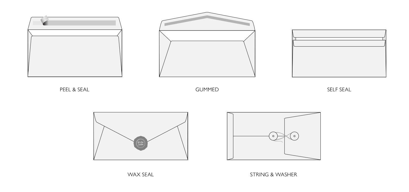 Envelope Closure Seals – All Colour Envelopes