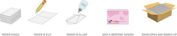 How paper is made infographic