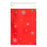 C4 Red Christmas Foil Bags [Qty 100] 230 x 320mm - All Colour Envelopes
