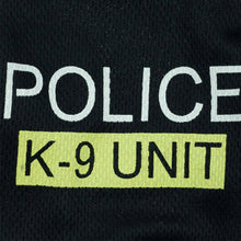 Load image into Gallery viewer, K9 Police Vest For Dog/Cat Fun, Black Vest With Gold Lettering