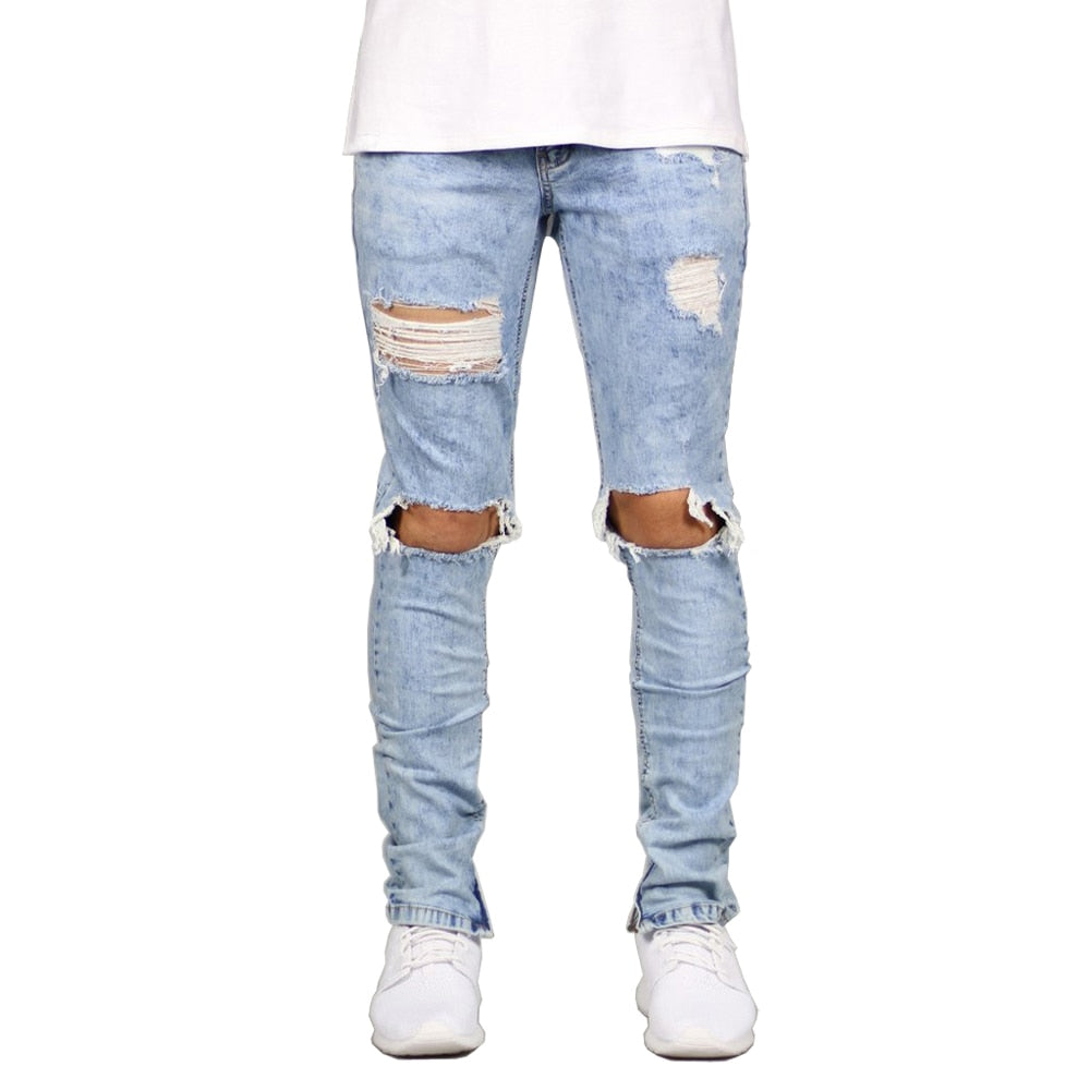 supreme ripped jeans