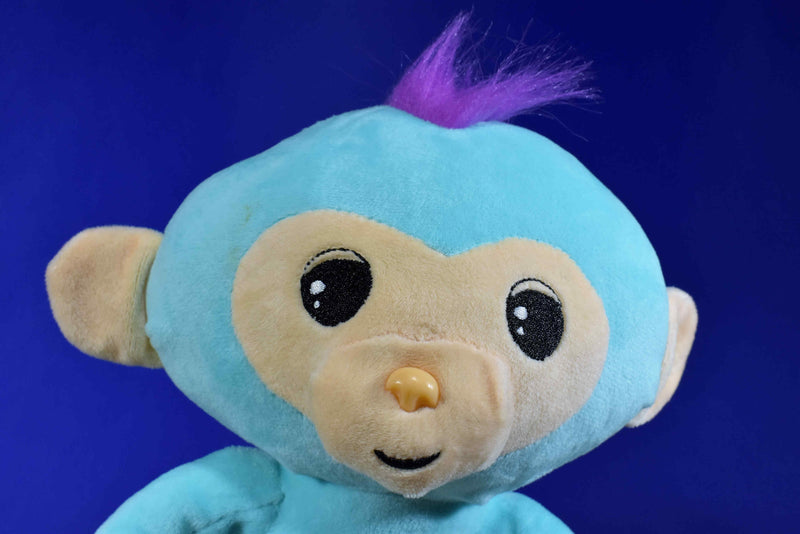 Blue Monkey Fingerling with Orange Hair Plush - wide 4