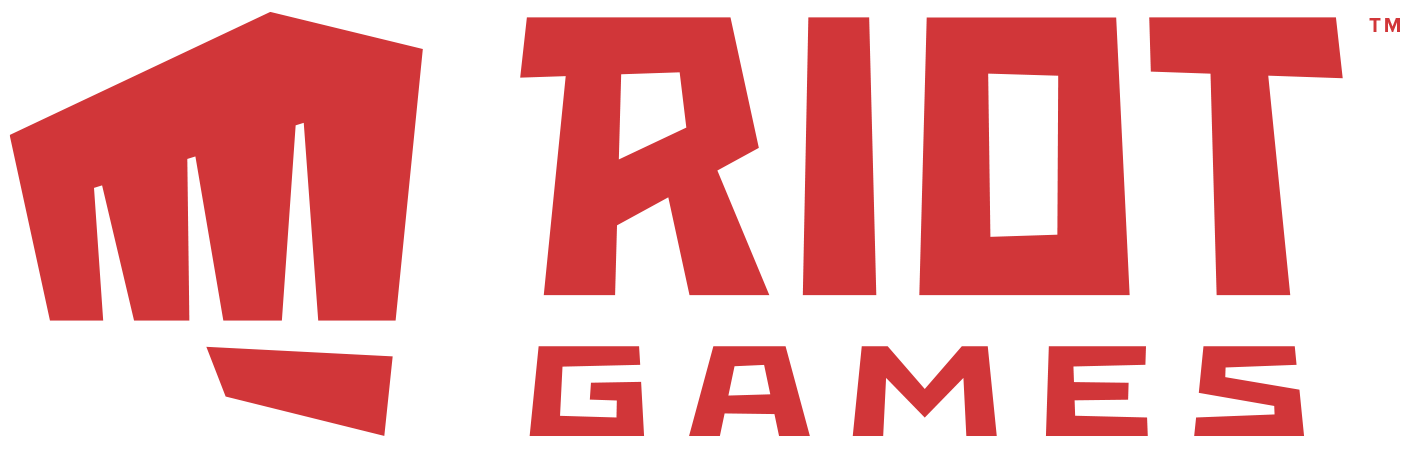 Riot games logo red