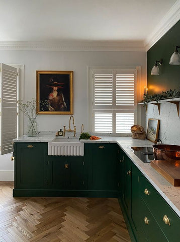 Devol Shaker Kitchen in Green