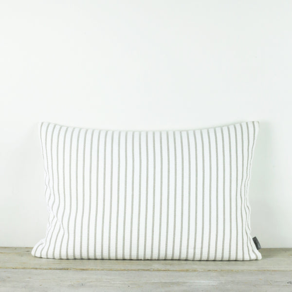 ALSO Home | Hikari Blue Stripe Cotton Cushion