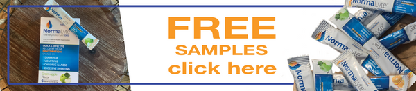 Free samples of NormaLyte, an ORS Electrolyte for POTS and other chronic illnesses