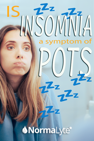Is Insomnia a symptom of POTS, a tired woman gazes into a mirror | NormaLyte ORS Electrolyte for Chronic Illness