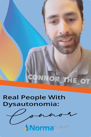 Real people with dysautonomia: Connor the POTS guy on TikTok | Normalyte ORS Electrolyte for POTS