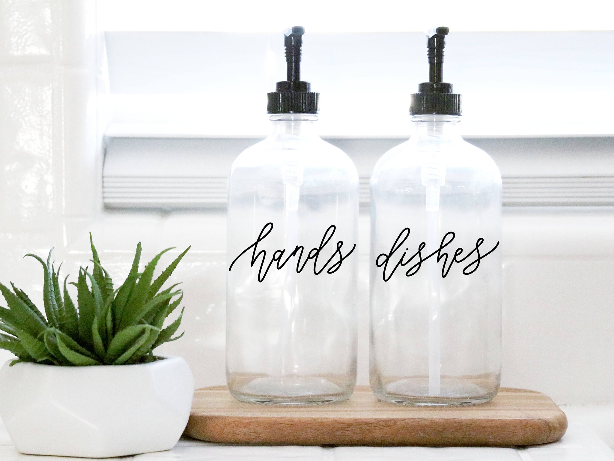 kitchen soap dispenser set