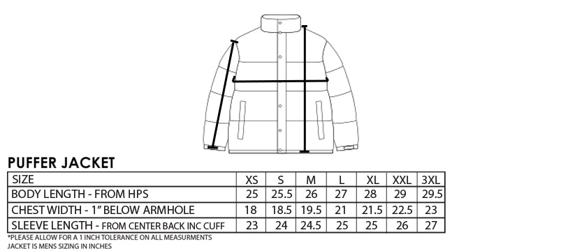 SIZE GUIDE – Daylight Curfew