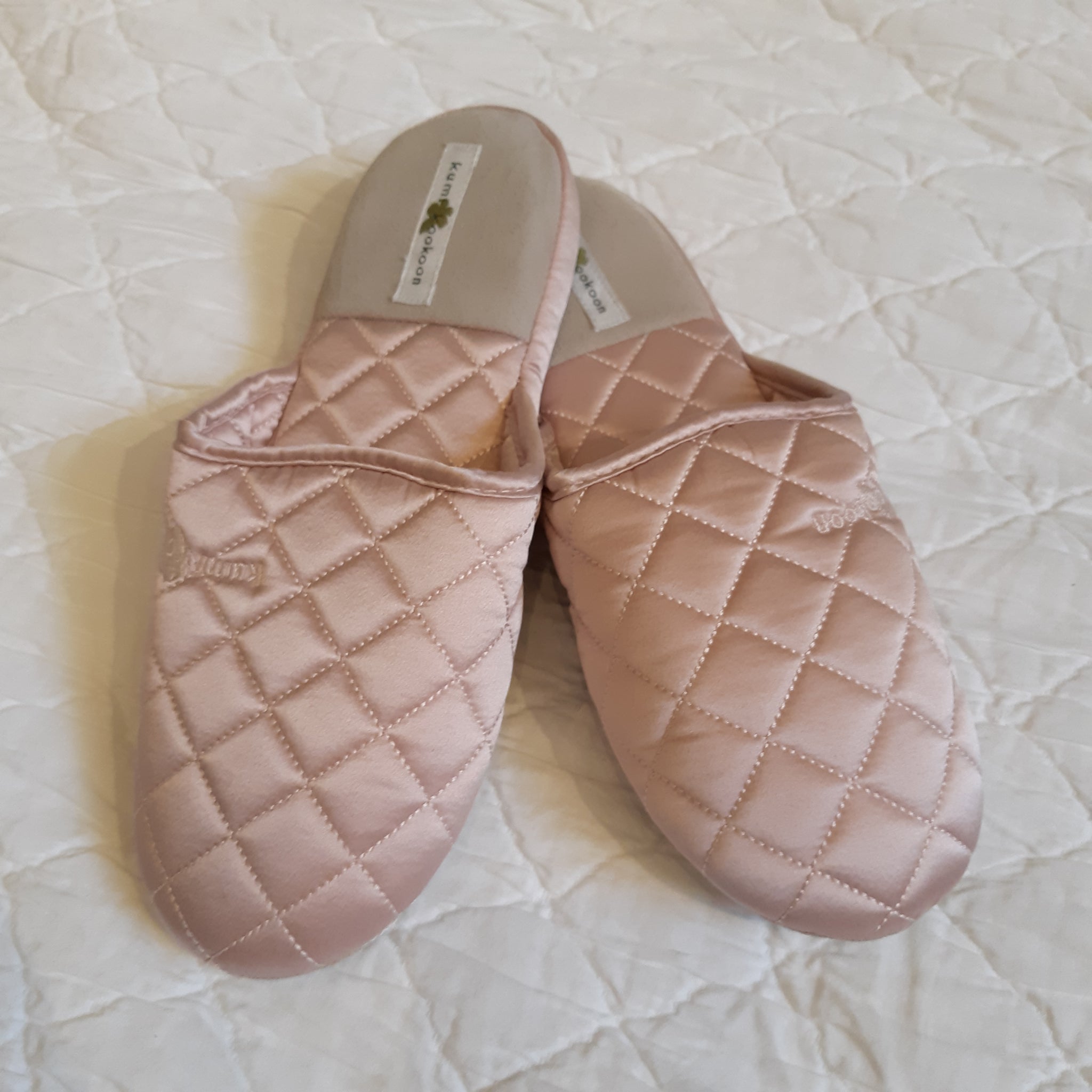 silk slippers
