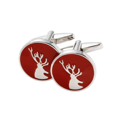 Laksen - Deer Cufflinks - Blood Orange thumbnail