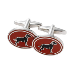 Laksen - Dog Cufflinks - Blood Orange thumbnail