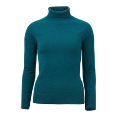 Laksen - Kit Lambswool Rollneck - Deep Ocean thumbnail