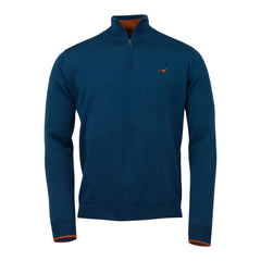 Se Laksen - Norfolk Zip Neck Merino Sweater hos Hunterspoint