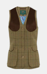 Alan Paine - Combrook Ladies Tweed Shooting Waistcoat Lotus thumbnail