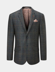 Se Alan Paine - Surrey Men's Tweed Blazer Green Check hos Hunterspoint