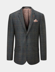 Billede af Alan Paine - Surrey Men's Tweed Blazer Green Check