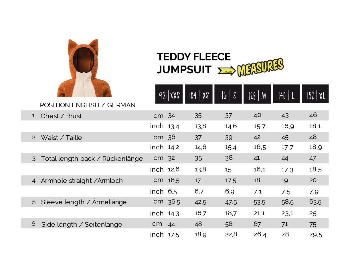 PANDO Panda Teddyfleece Jacke WeeDo – funwear GmbH